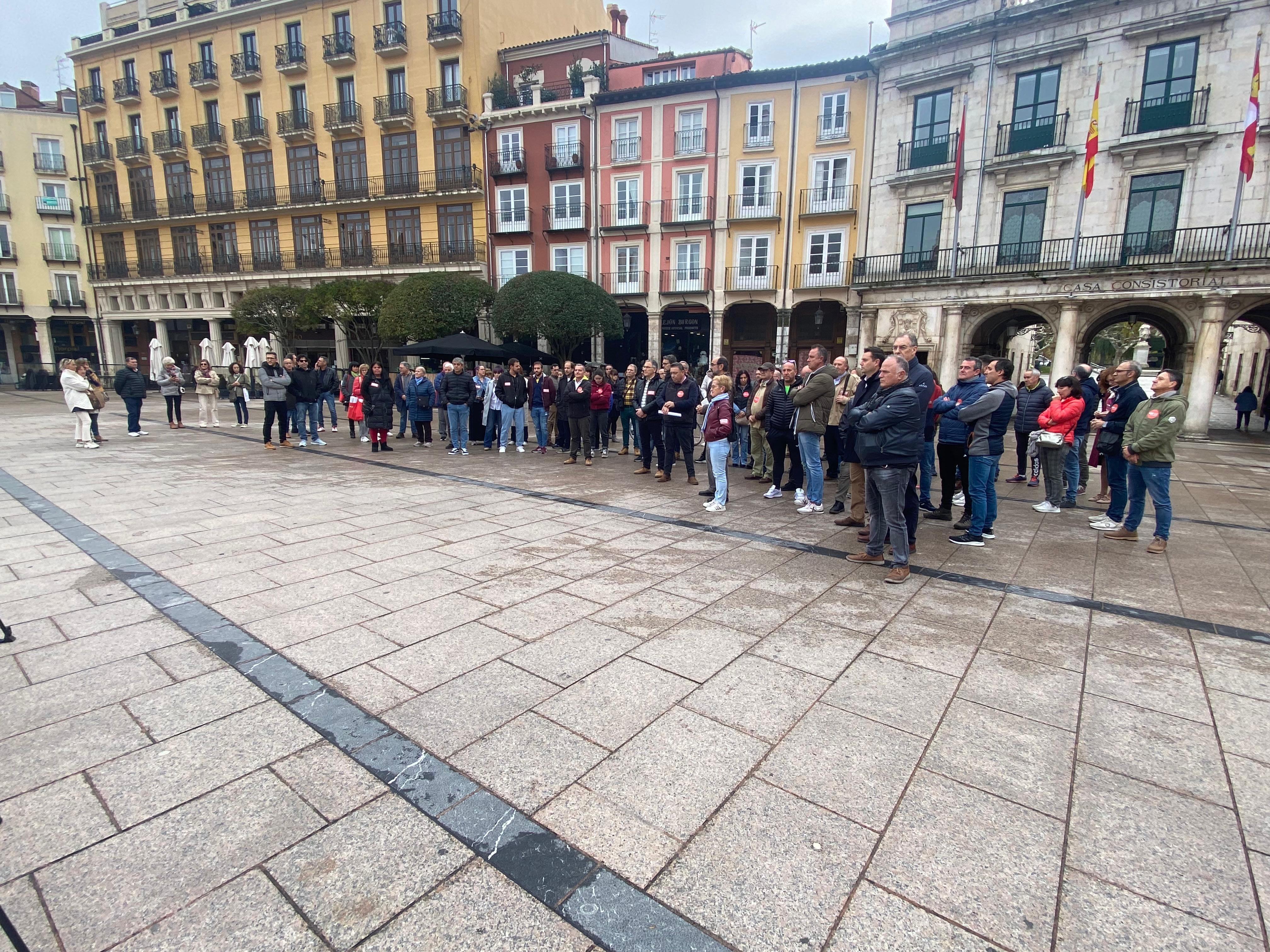 Concentración CCOO y UGT DANA Valencia